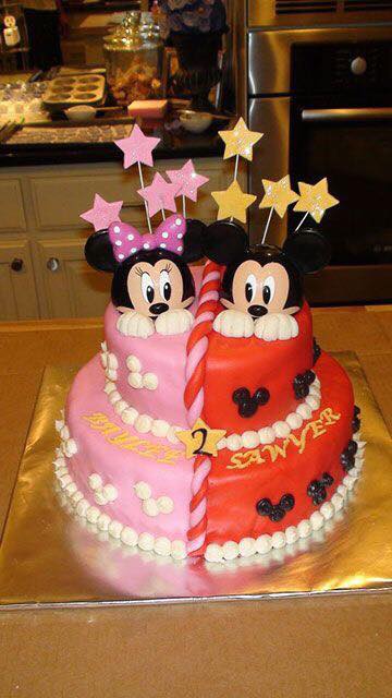 bolo mickey e minnie