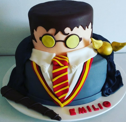 bolo tematico harry potter