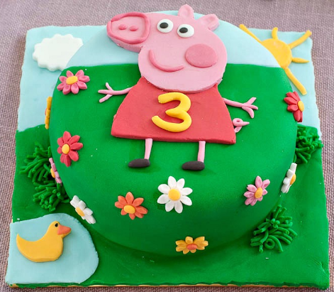 Bolo Picnic da Peppa Pig com Pasta Americana - Zona Sul - Panamby