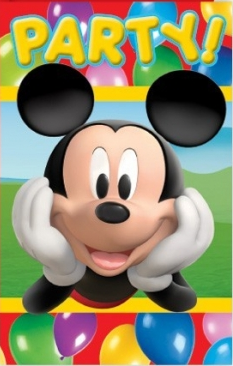 Convite de aniversário do mickey