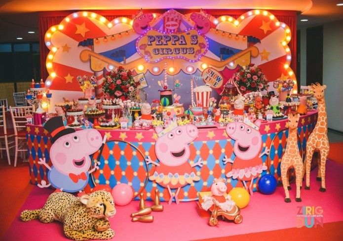 festa da peppa pig bailarina