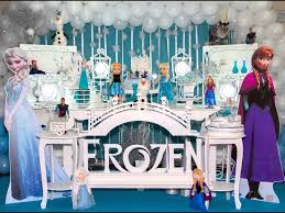 decoração festa frozen uma aventura congelante