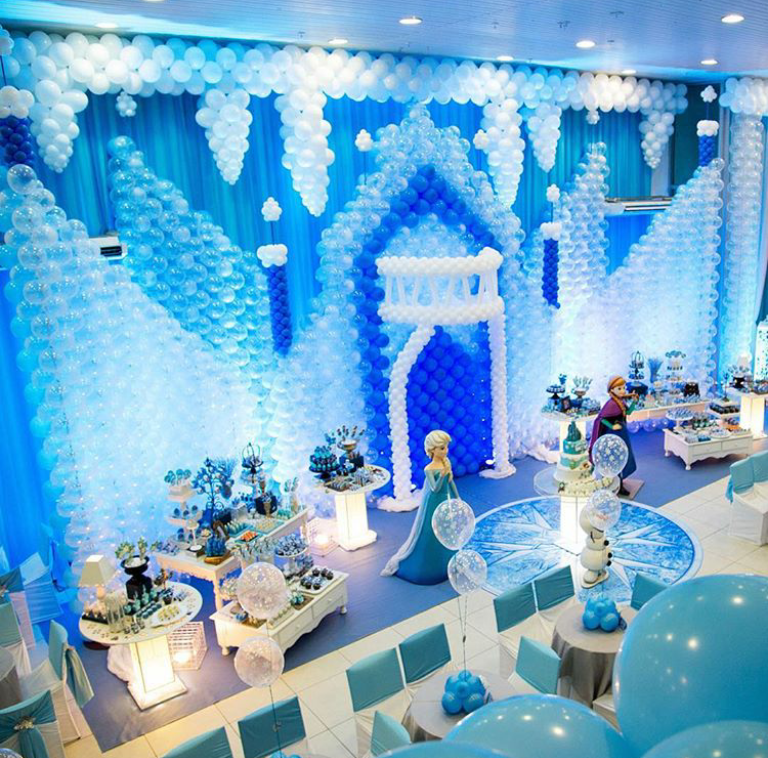 festa frozen luxo