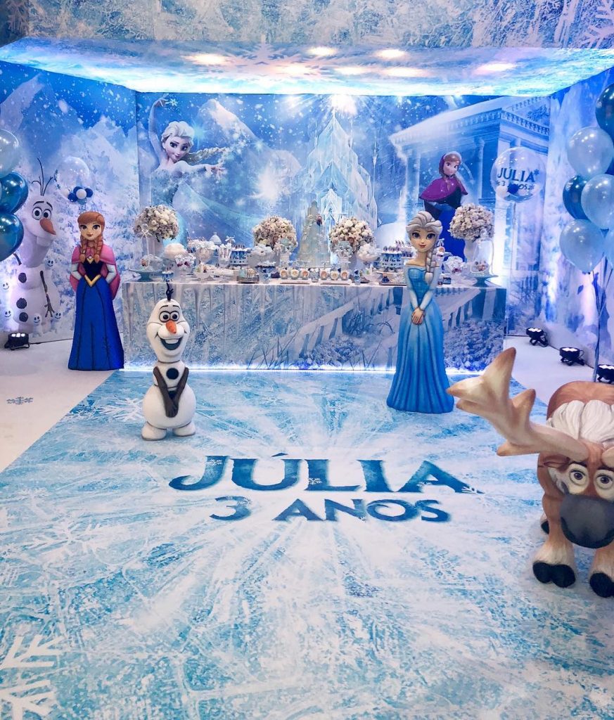 festa frozen luxo