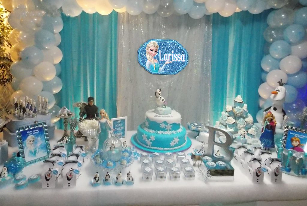 festa frozen luxo