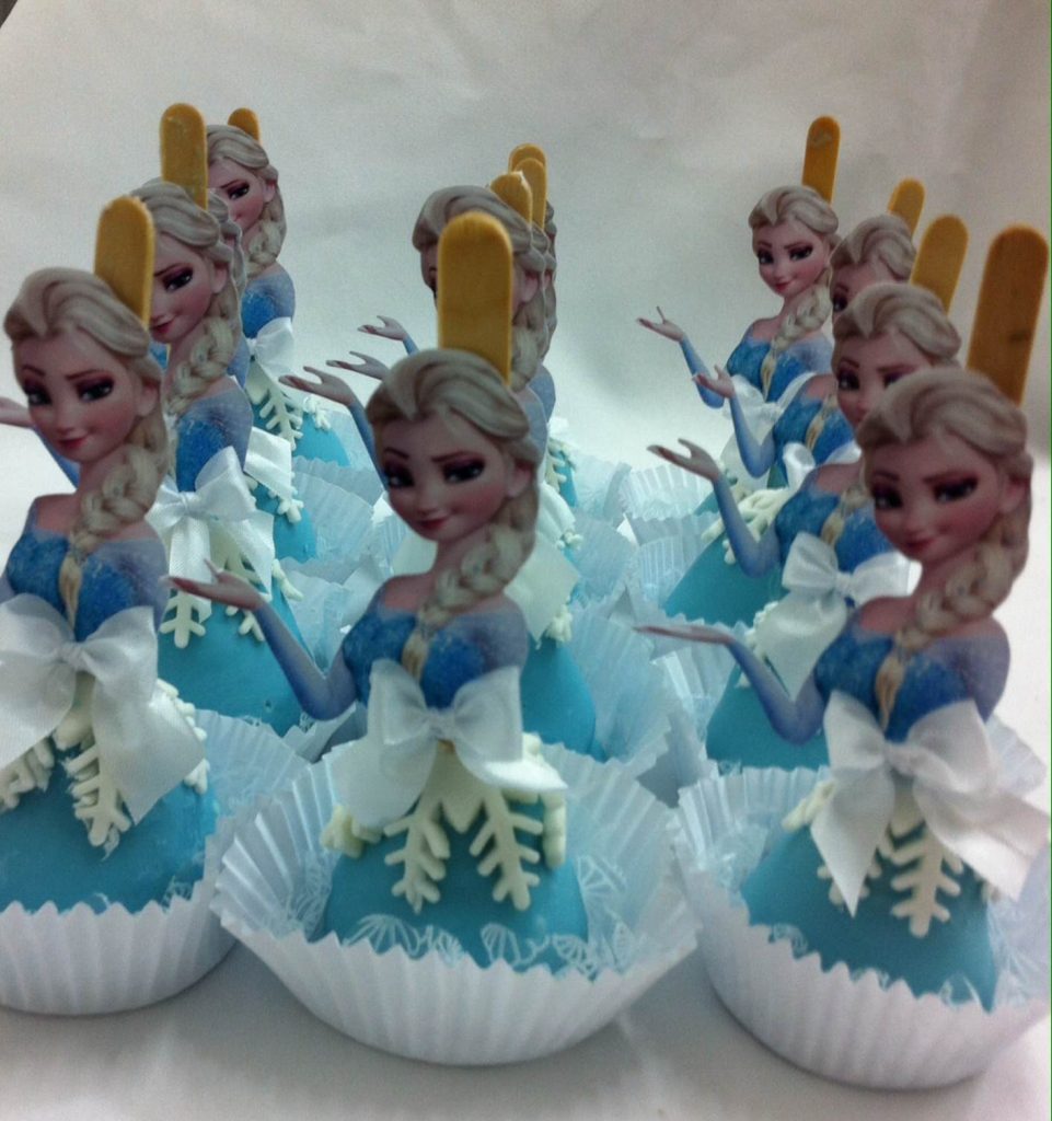 doces para festa frozen