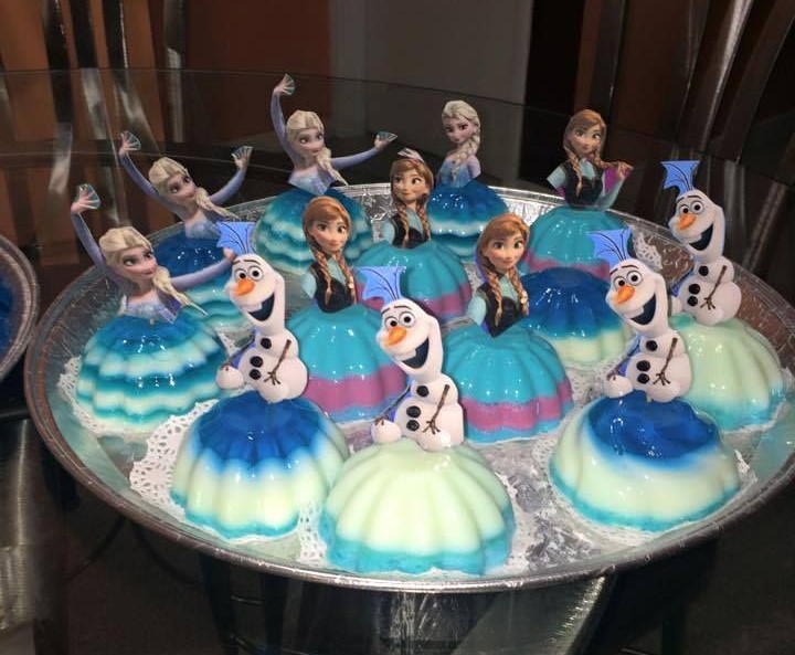 doces para festa frozen