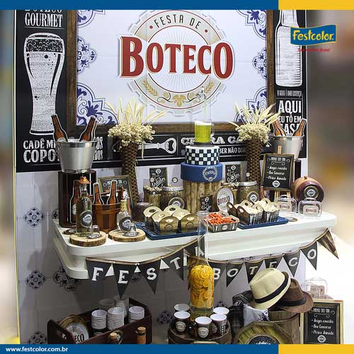 painel festa boteco