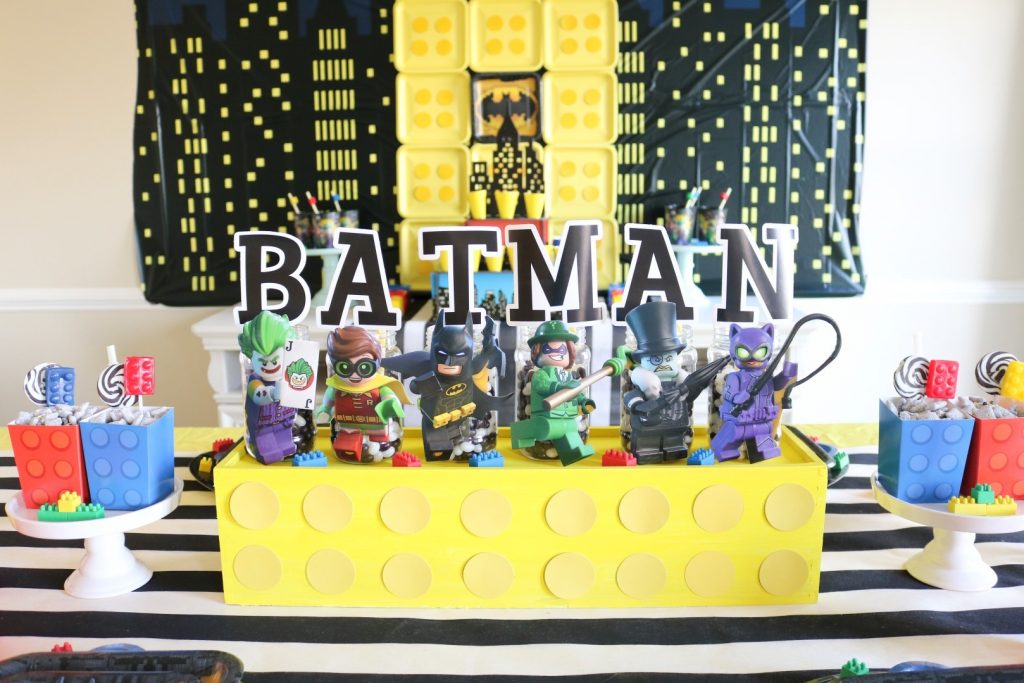 decoração de festa do batman