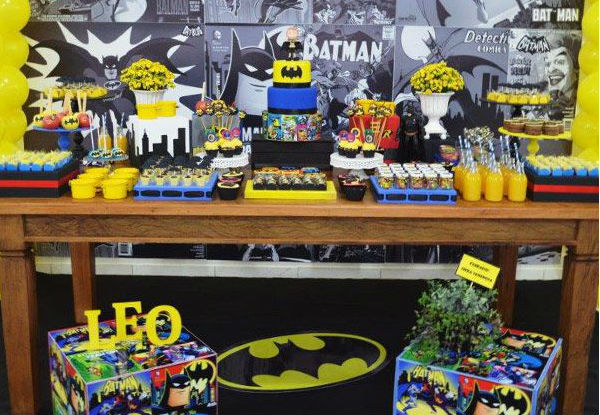 festa batman luxo