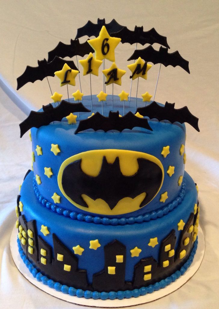 bolo decorado festa batman