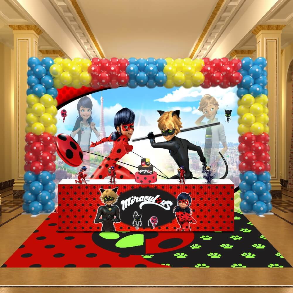 Resultado de imagen de ladybug logo png  Decoração de aniversario ladybug,  Decoração miraculos, Coisas para festa