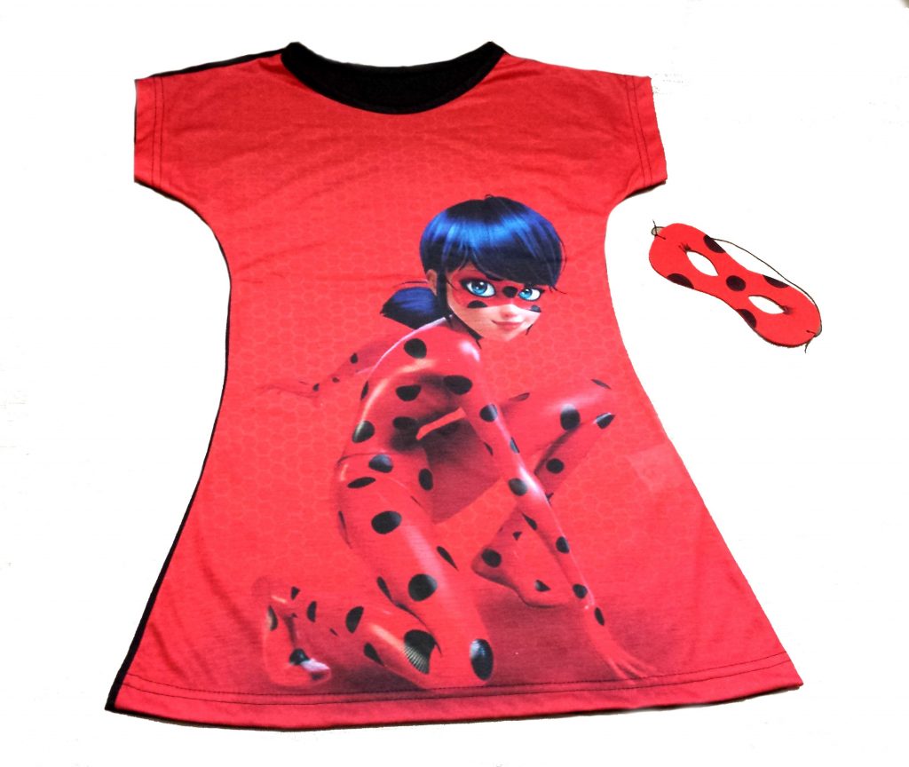 vestido de festa ladybug