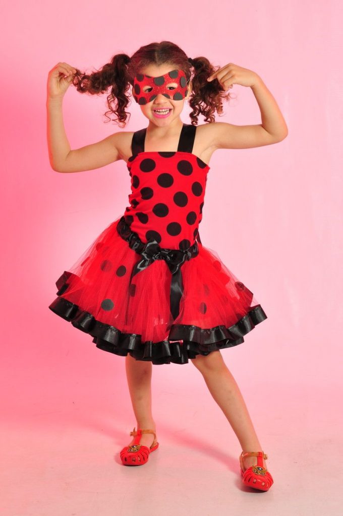 vestido de festa ladybug