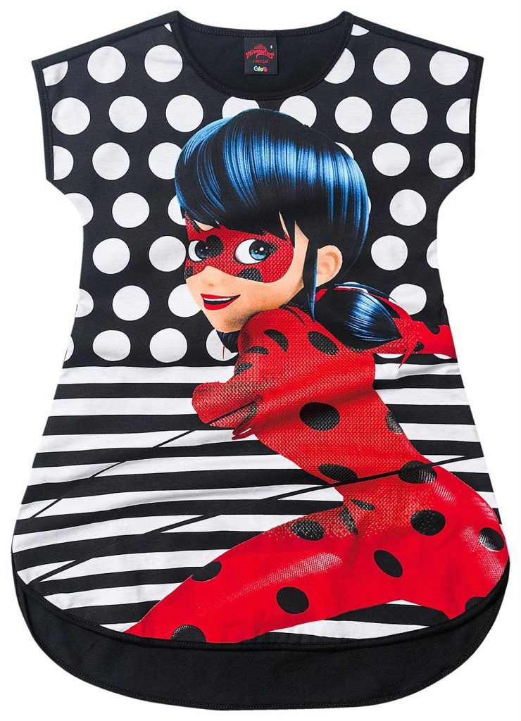 vestido de festa ladybug