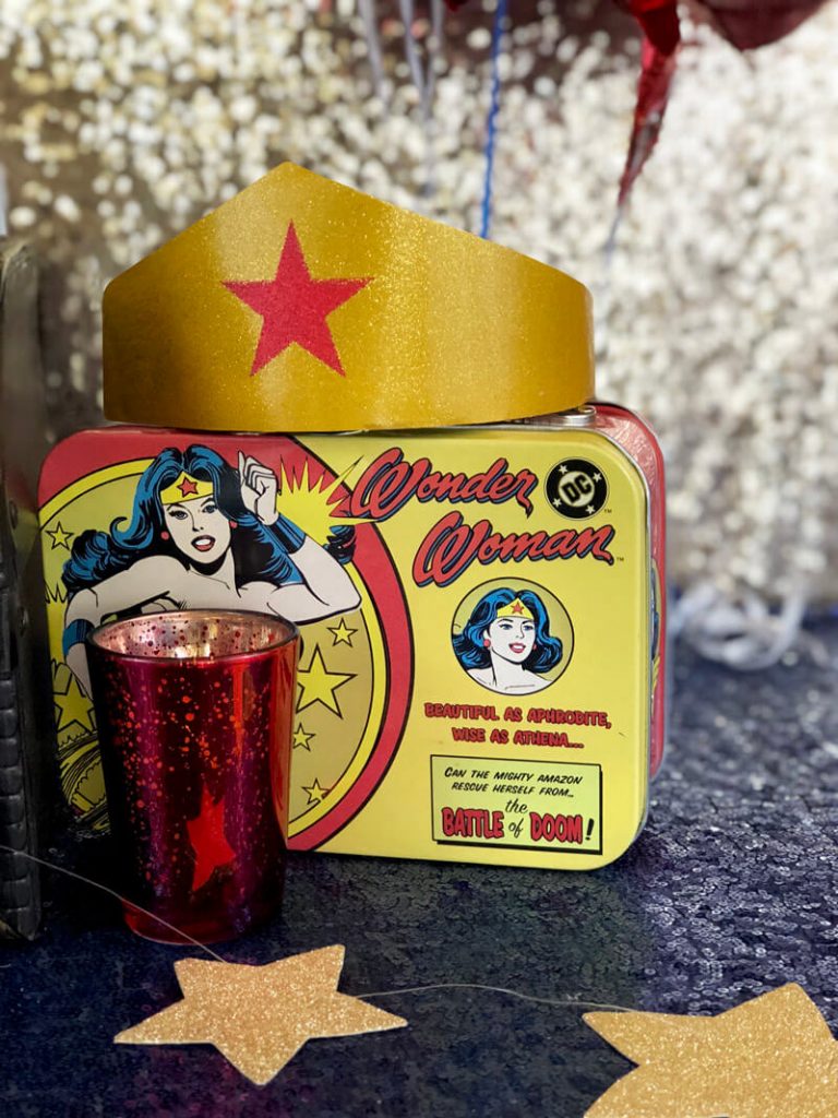 lembrancinha festa mulher maravilha