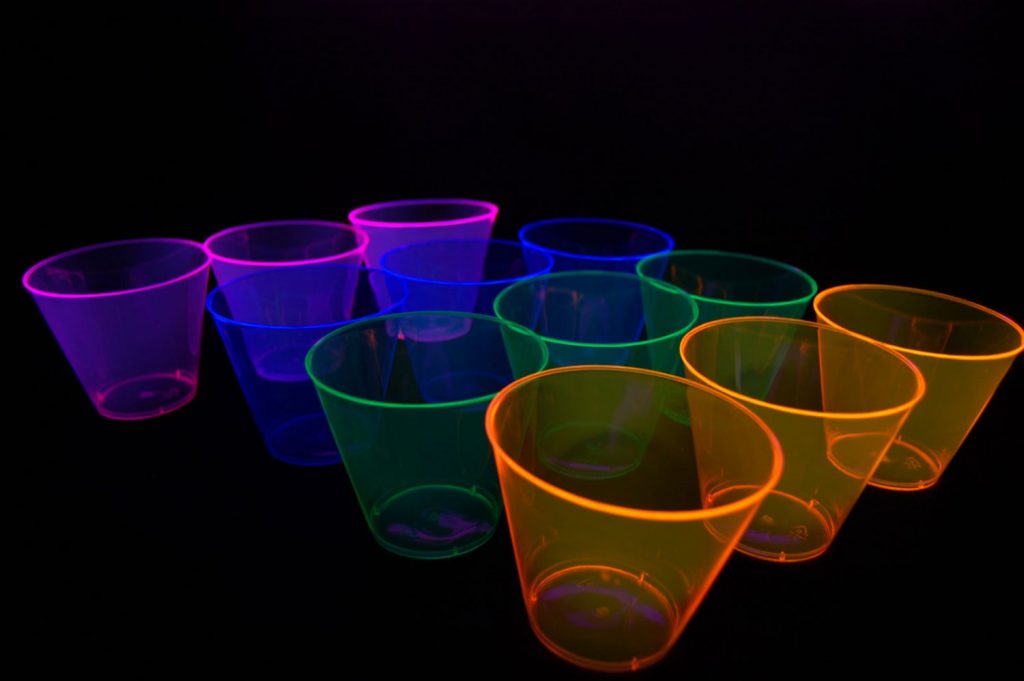 copos festa neon