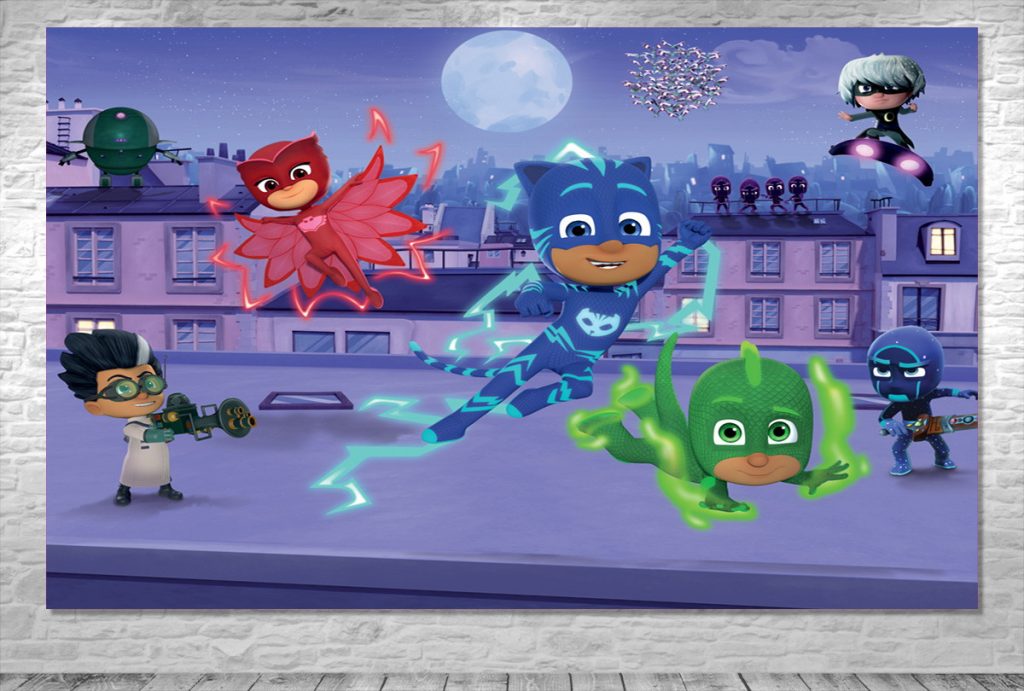 festa pj masks painel