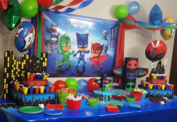 mesa de festas pj masks