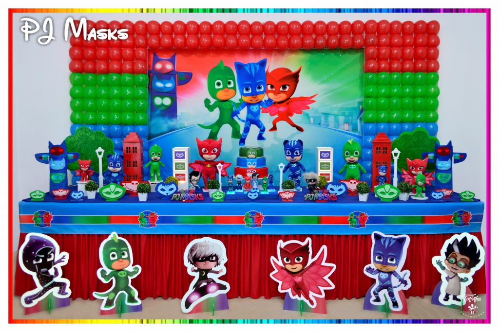 mesa de festas pj masks