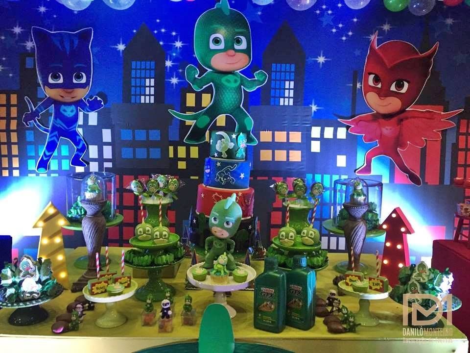 mesa de festas pj masks