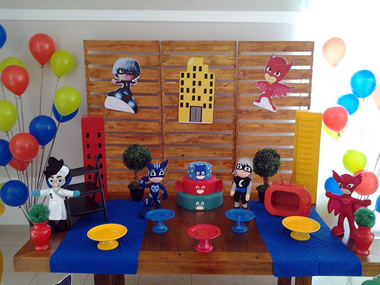 Festa pj masks decoração