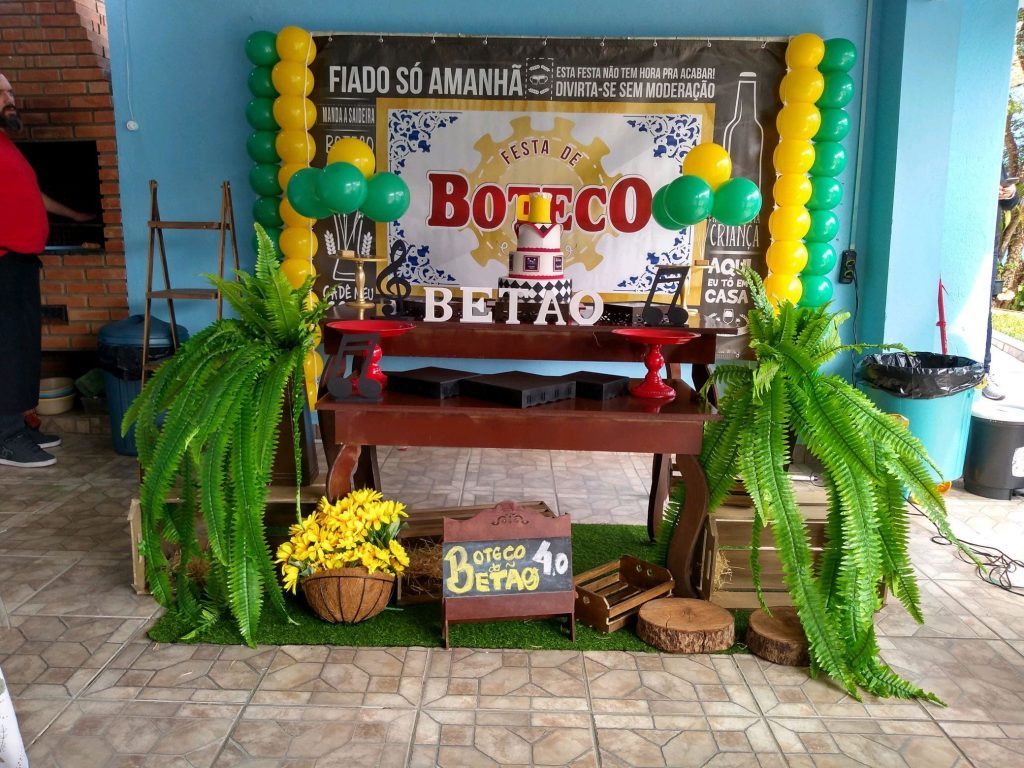 decoração festa boteco