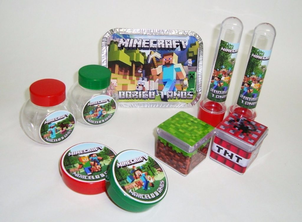 kit lembrancinha minecraft