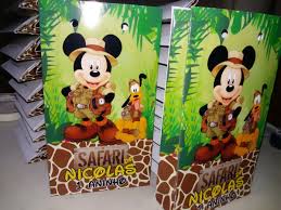 lembrancinha mickey safari