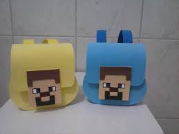 lembrancinha minecraft eva