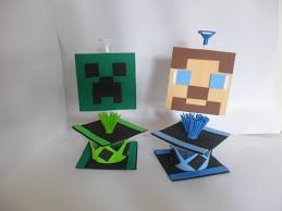 lembrancinha minecraft eva