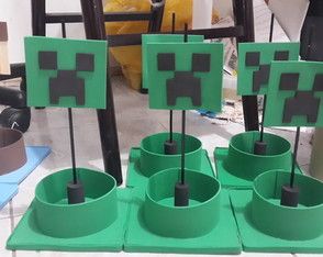 lembrancinha minecraft simples