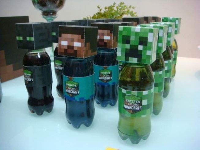 lembrancinha minecraft simples