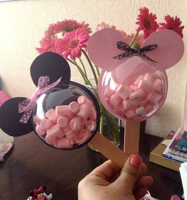 embrancinhas da minnie rosa fácil de fazer