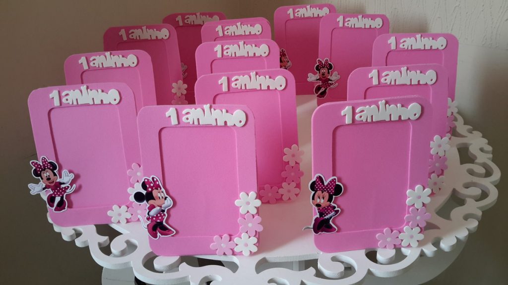 embrancinhas da minnie rosa fácil de fazer