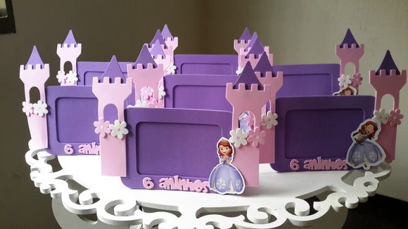 Lembrancinhas da Princesa Sofia em EVA passo a passo