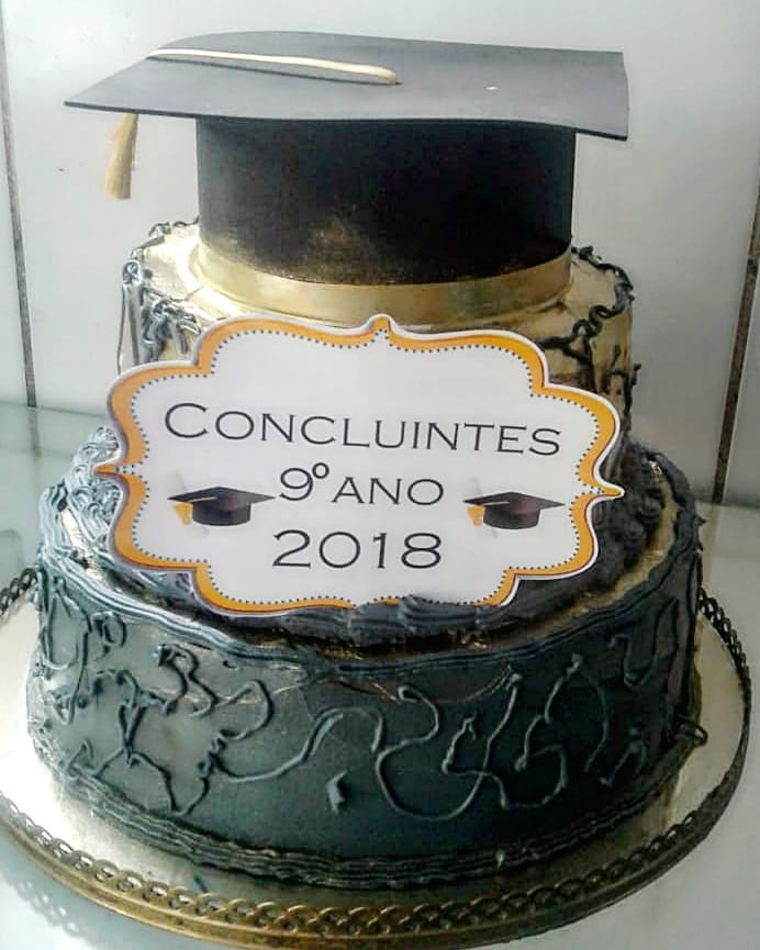 bolo de formatura infantil