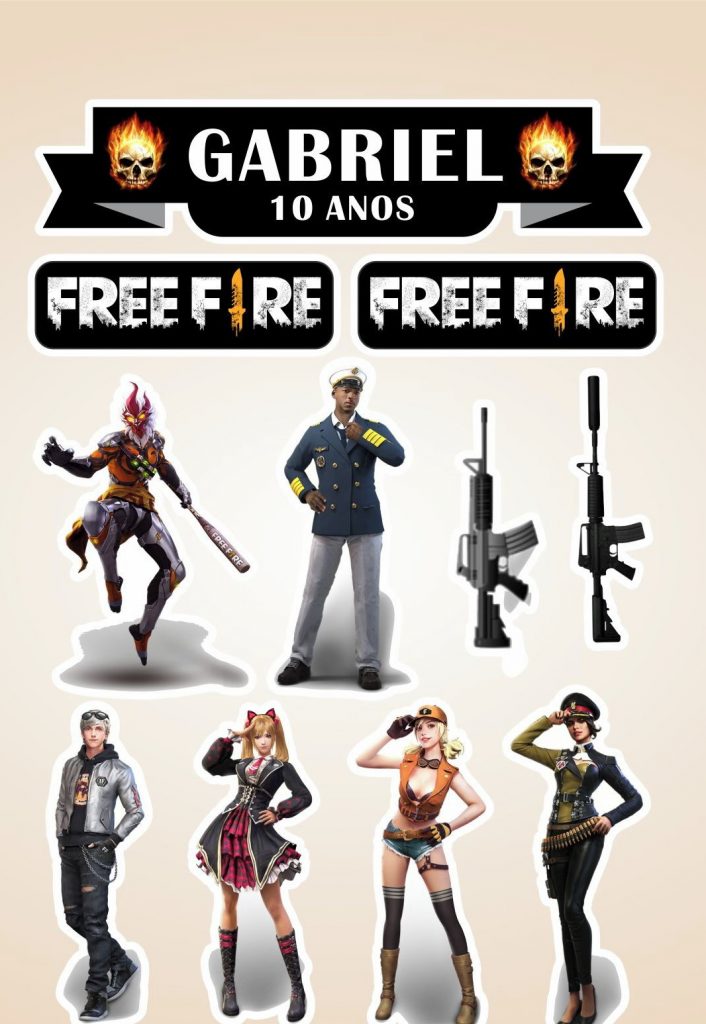 topo de bolo free fire