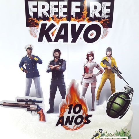 Bolo Free Fire 70 Modelos Especiais Inspirados No Jogo