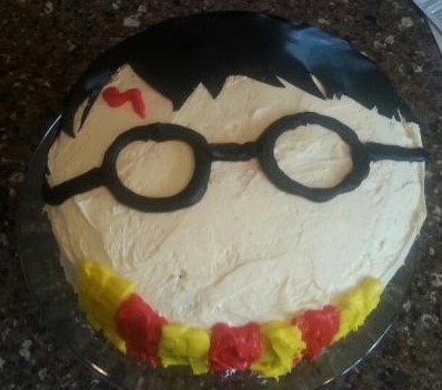 bolo harry potter simples