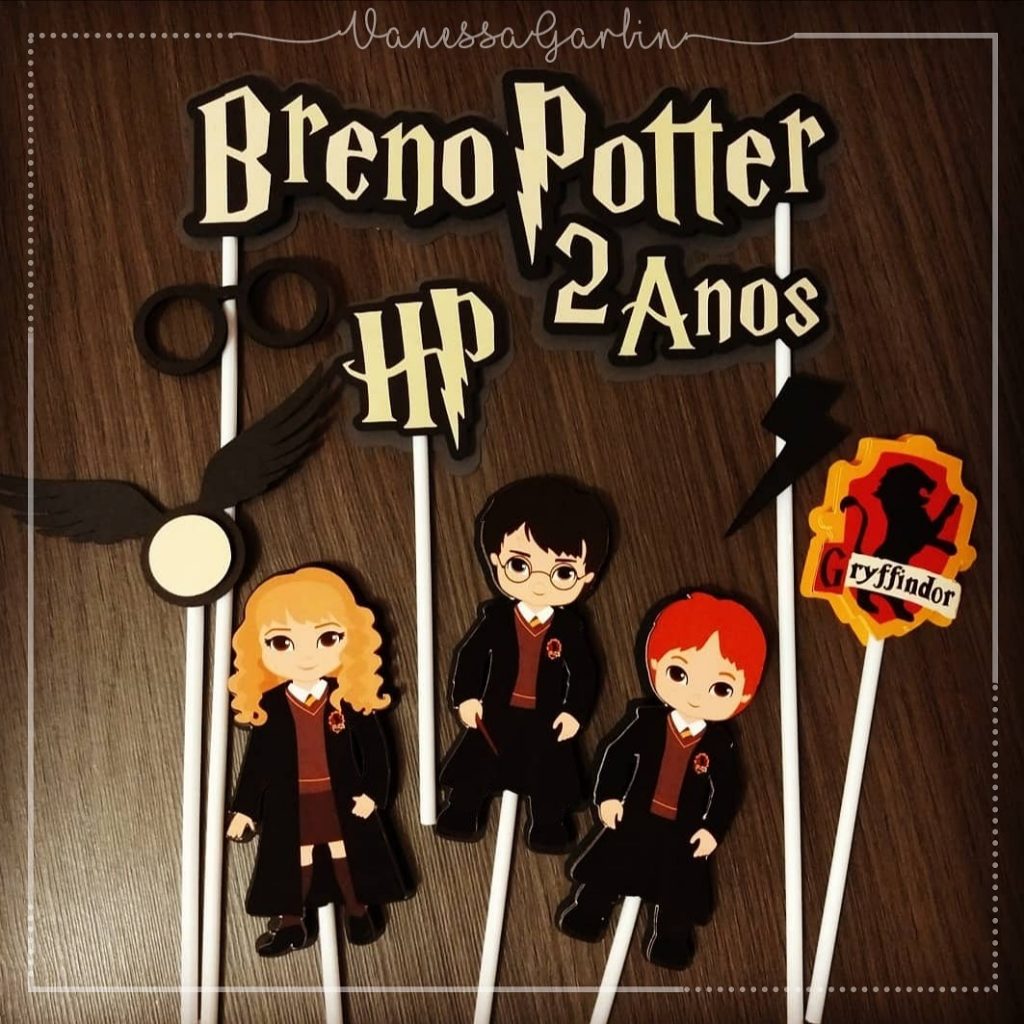 topo de bolo harry potter