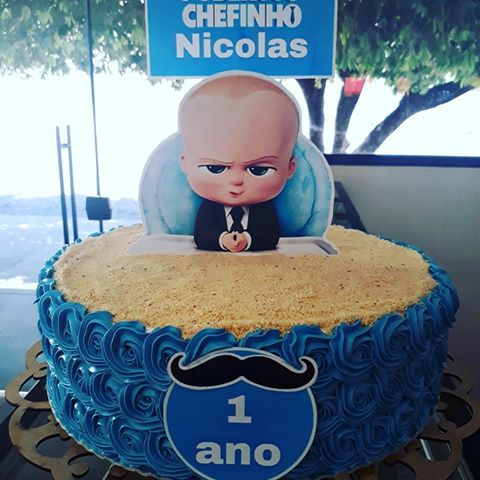 bolo poderoso chefinho 1 ano