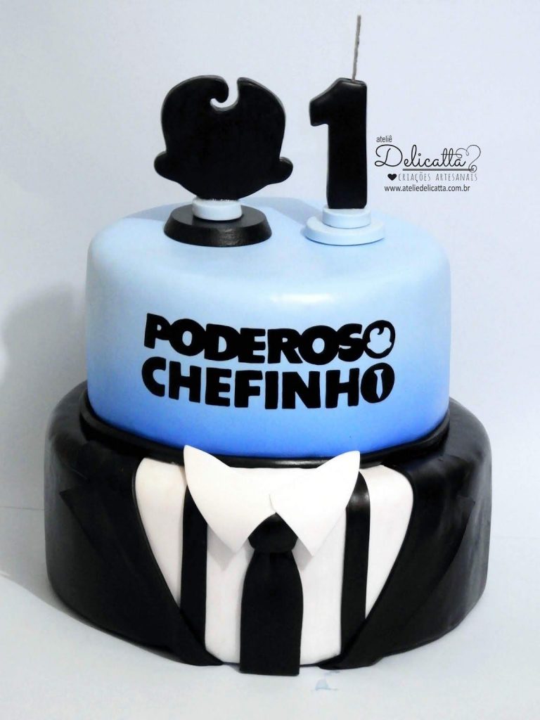 bolo poderoso chefinho 1 ano