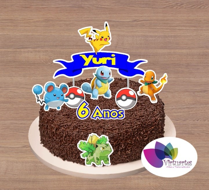 Bolo pokemon: 80 modelos, dicar e ideias especiais e inspiradora