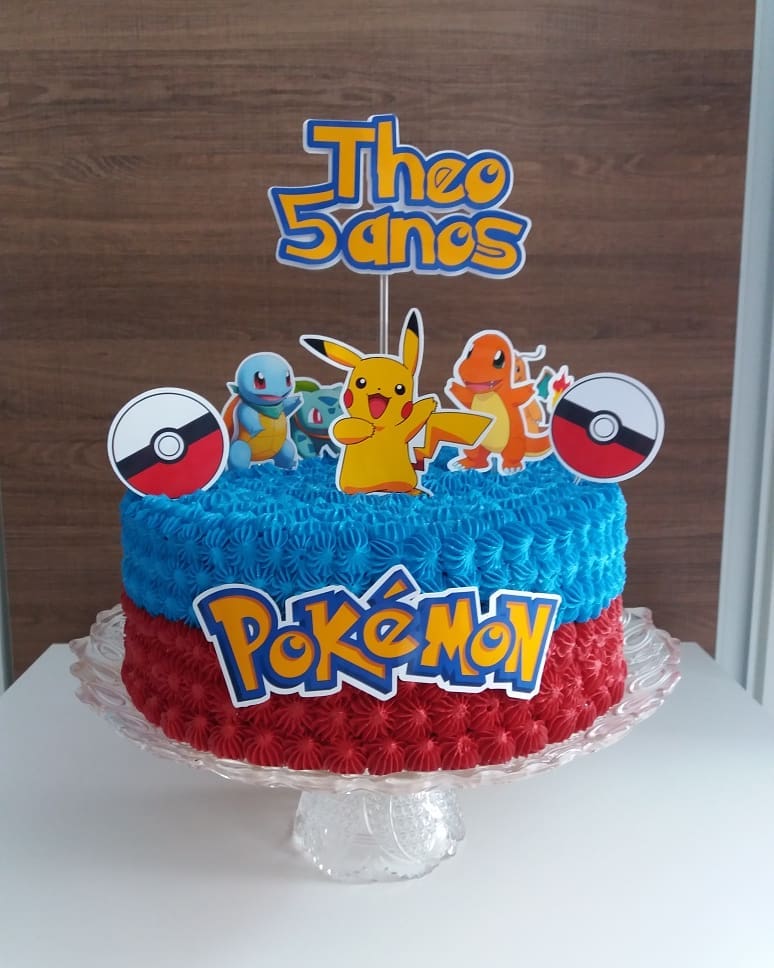 bolo pokemon chantininho