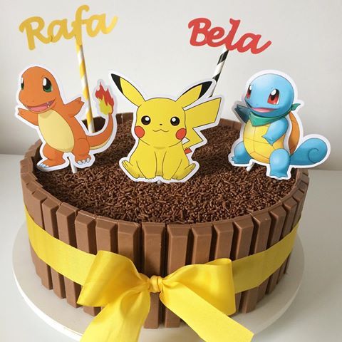 bolo pokemon kit kat