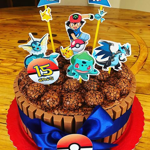 bolo pokemon kit kat