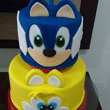 Bolo do sonic redondo