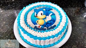 bolo do sonic simples