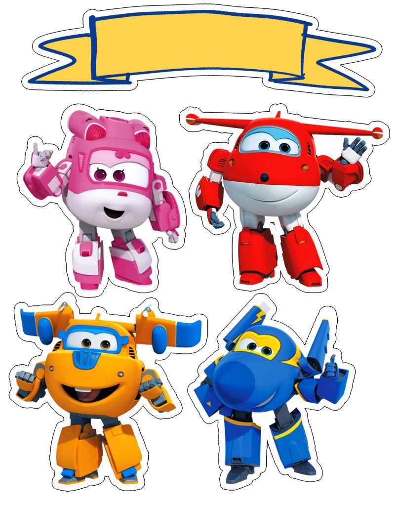 topo de bolo super wings